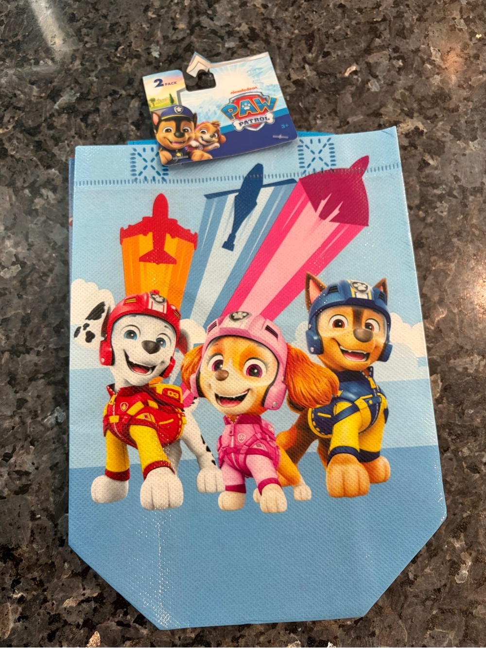PAW Patrol Kids Blue Character Tote Bag - Official Paw Patrol